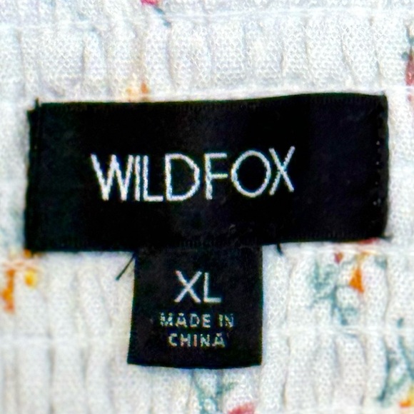 NWT Wildfox Odessa Top Snow White Stem Floral - Picture 7 of 10